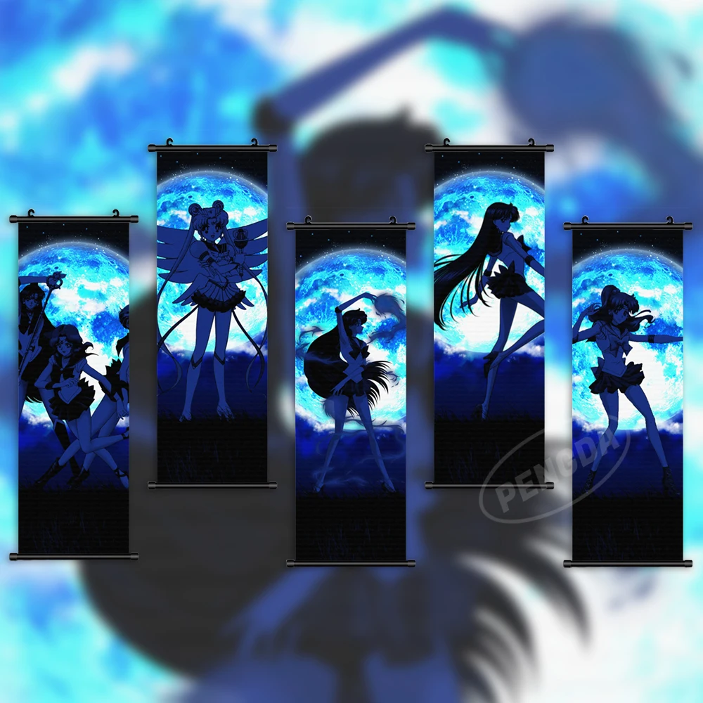 Home Decor Wall Sailor Moon Art Mizuno Ami Painting Hanging Scrolls Tsukino Usagi Canvas Anime Print Kino Makoto Picture Poster
Home Decor Wall Sailor Moon Art Mizuno Ami Painting Hanging Scrolls Tsukino Usagi Canvas Anime Print Kino Makoto Picture Poster