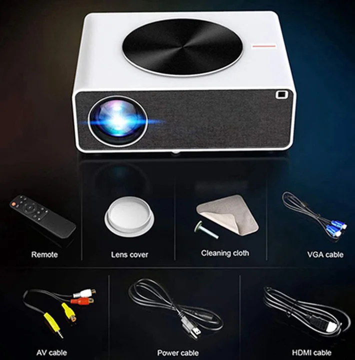4k 1080P Projector 7200 Lumens Full HD 300inch Portable LCD home theater movie led Projector
4k 1080P Projector 7200 Lumens Full HD 300inch Portable LCD home theater movie led Projector