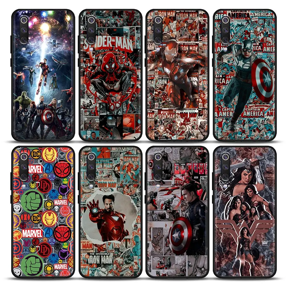 Phone Case for Xiaomi Mi A2 8 9 SE 9T 10 10T 10S CC9 E Note 10 Lite Pro 5G Silicone Case Cover Marvel Iron Man Spiderman Heros
Phone Case for Xiaomi Mi A2 8 9 SE 9T 10 10T 10S CC9 E Note 10 Lite Pro 5G Silicone Case Cover Marvel Iron Man Spiderman Heros