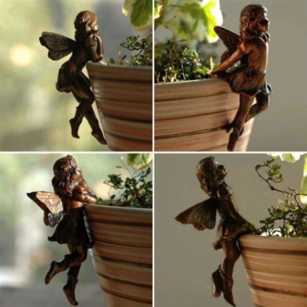 New Angel Girl Hanging Cup Resin Decoration Fairy Combination Flower Basket Edge Garden Design Fairy Pot Huggers
New Angel Girl Hanging Cup Resin Decoration Fairy Combination Flower Basket Edge Garden Design Fairy Pot Huggers