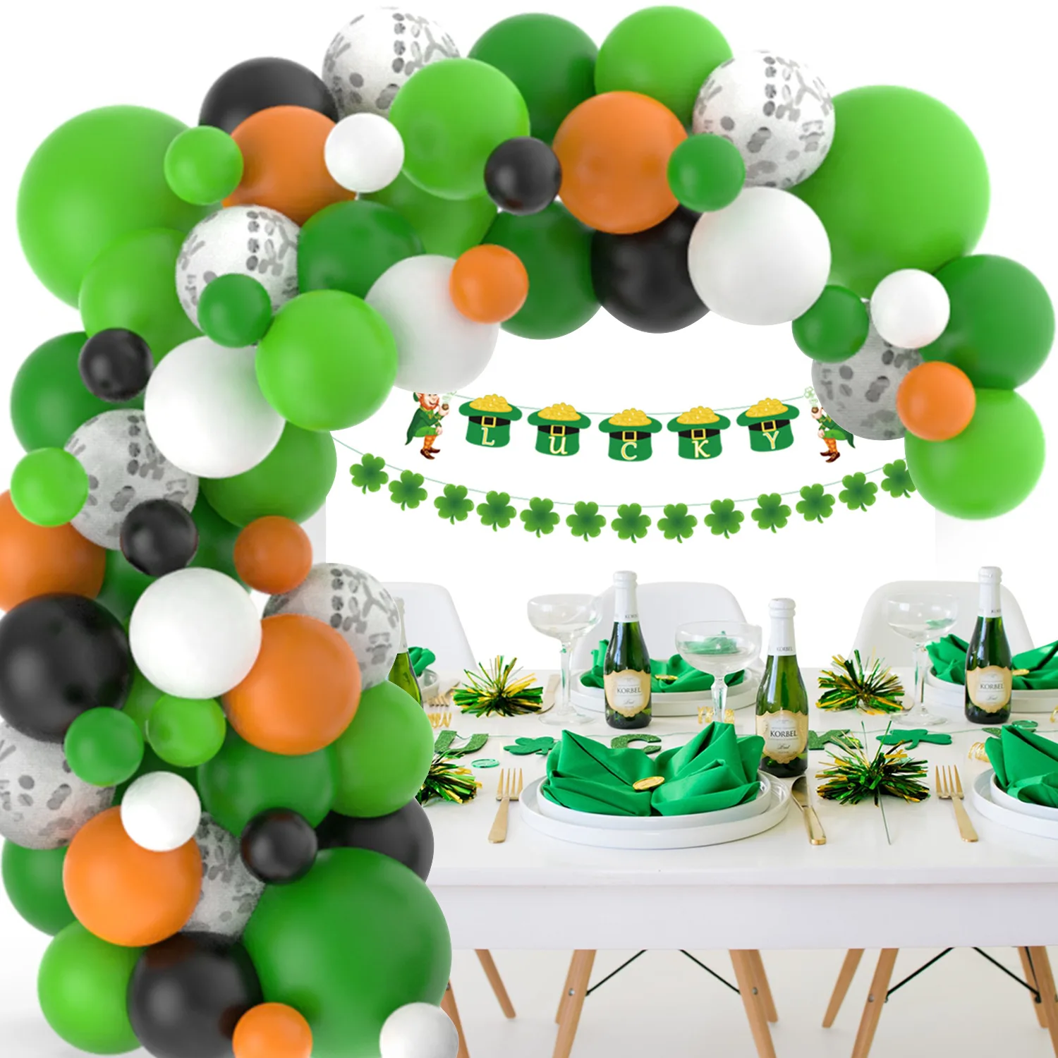 St. Patrick’s Day Green Balloon Garland Kit Shamrock Latex Balloon Irish Green Decoration Kit Rainbow Balloons Supplies
St. Patrick’s Day Green Balloon Garland Kit Shamrock Latex Balloon Irish Green Decoration Kit Rainbow Balloons Supplies