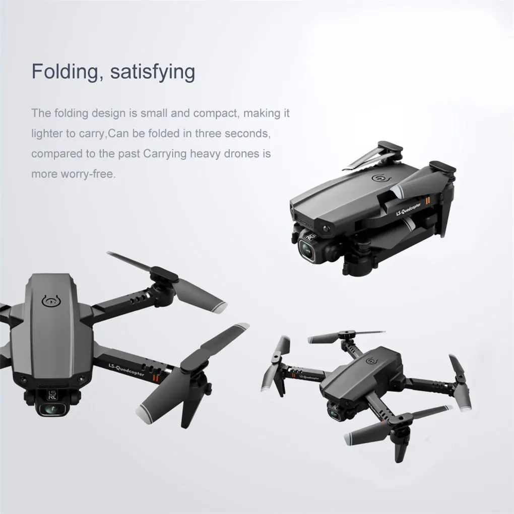 Altitude Hold Headless Mode Foldable Drone Rechargeable Quadcopter Remote Control Aircraft Airplane Toy without Camera
Altitude Hold Headless Mode Foldable Drone Rechargeable Quadcopter Remote Control Aircraft Airplane Toy without Camera