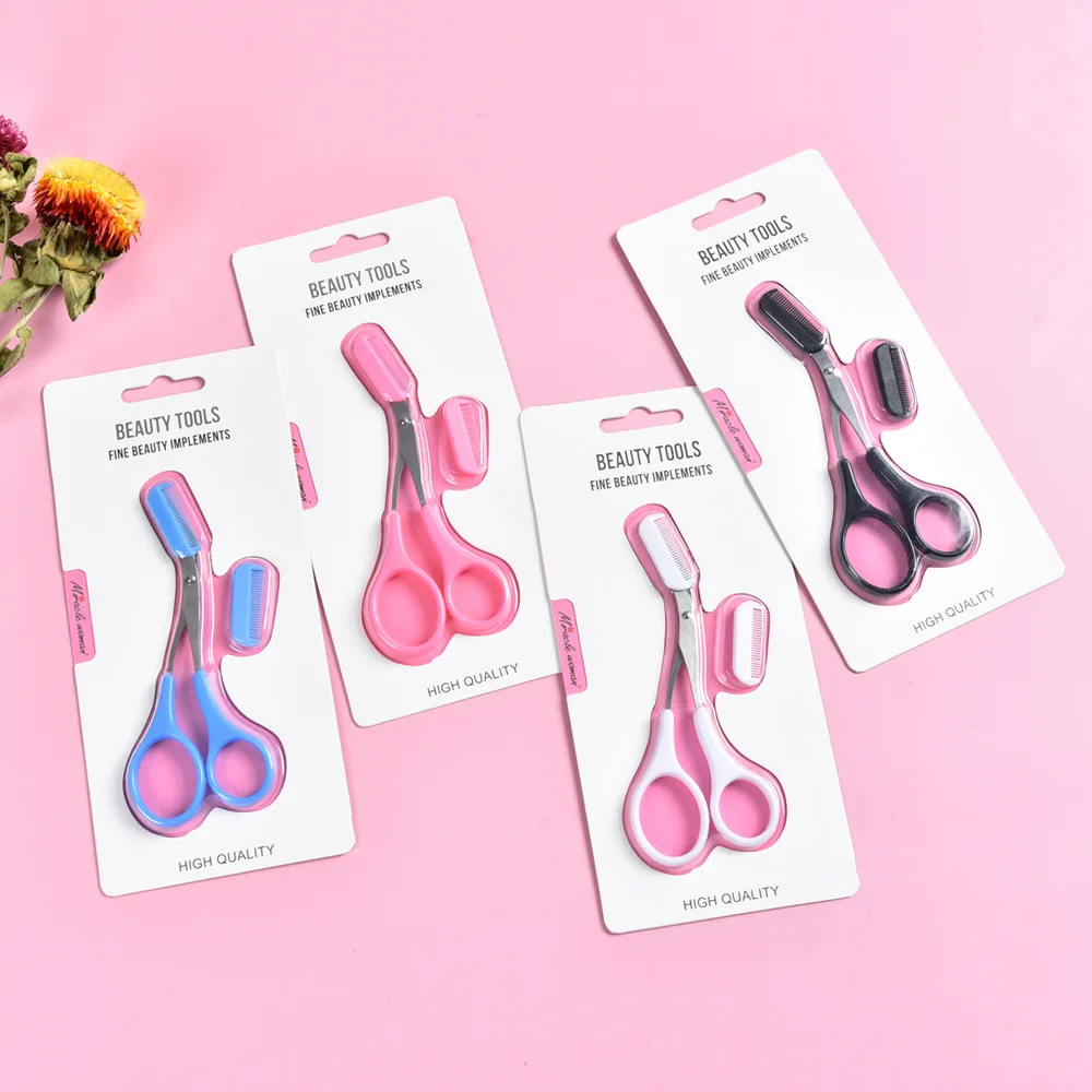 Eyebrow Trimmer Scissor Beauty Products for Women Eyebrow Scissors with Comb Stainless Steel Makeup Tools Beauty Scissors
Eyebrow Trimmer Scissor Beauty Products for Women Eyebrow Scissors with Comb Stainless Steel Makeup Tools Beauty Scissors
