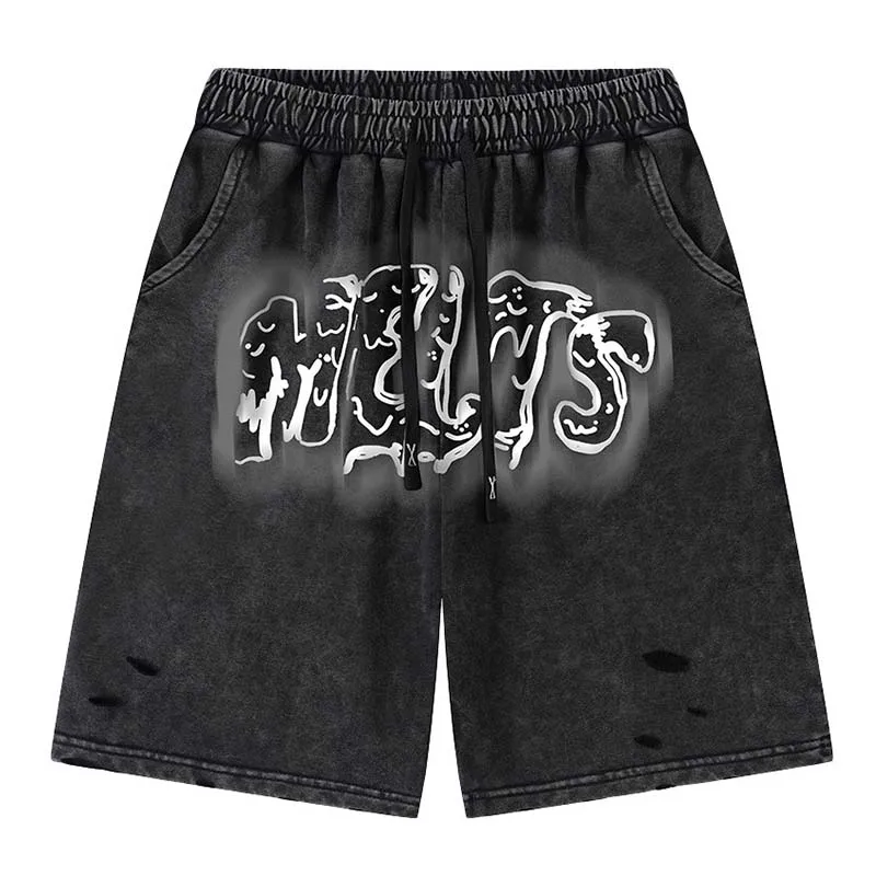 Hip Hop Vintage Black Casual Shorts Harakuju Streetwear Loose Trousers For Male Elastic Waist
Hip Hop Vintage Black Casual Shorts Harakuju Streetwear Loose Trousers For Male Elastic Waist