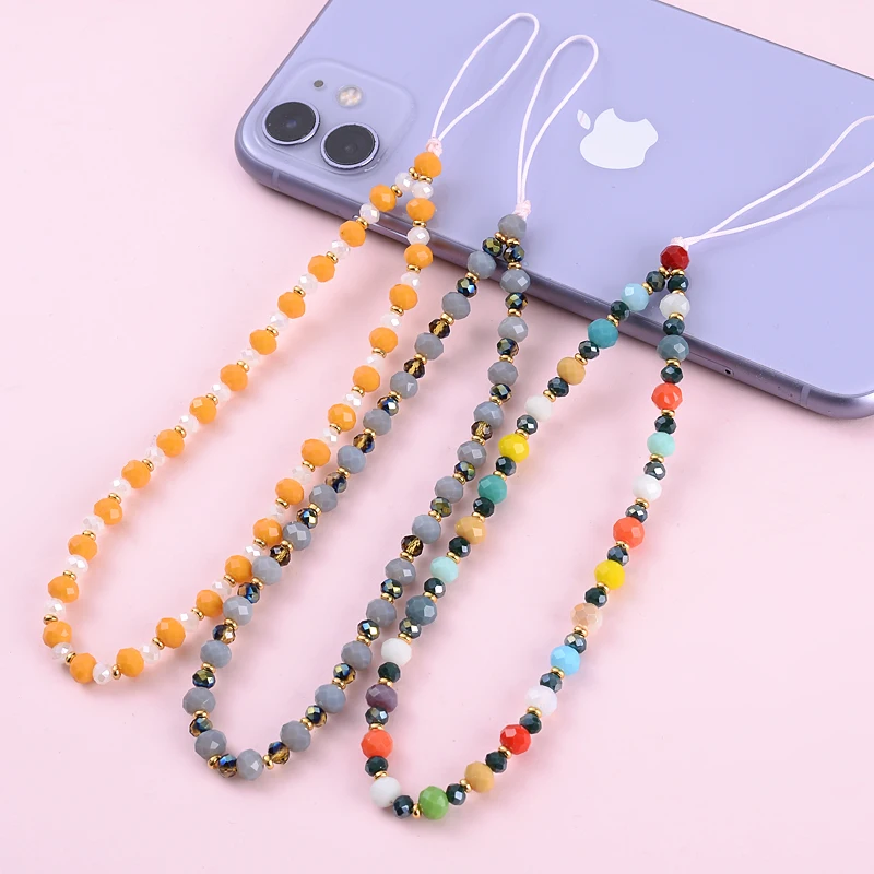 New Fashion Crystal Bead Mobile Strap Phone Women Girl Mobile Phone Chain Anti-Lost Lanyard Telephone Jewelry Accessories
New Fashion Crystal Bead Mobile Strap Phone Women Girl Mobile Phone Chain Anti-Lost Lanyard Telephone Jewelry Accessories