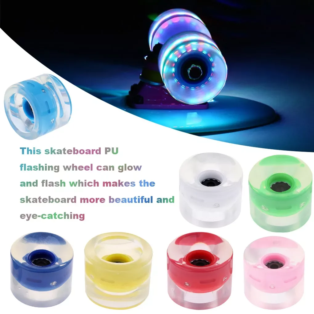 Skateboard Wheels Scooter Longboard Skate Boards PU Flashing Rollers Retro Penny Board Wheel Truck Bearings
Skateboard Wheels Scooter Longboard Skate Boards PU Flashing Rollers Retro Penny Board Wheel Truck Bearings
