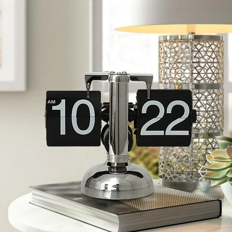 Digital Table Clock Retro Small Balance with Scale Automatic Page Turning Desktop Clocks Living Room Office Decoration Crafts 
Digital Table Clock Retro Small Balance with Scale Automatic Page Turning Desktop Clocks Living Room Office Decoration Crafts