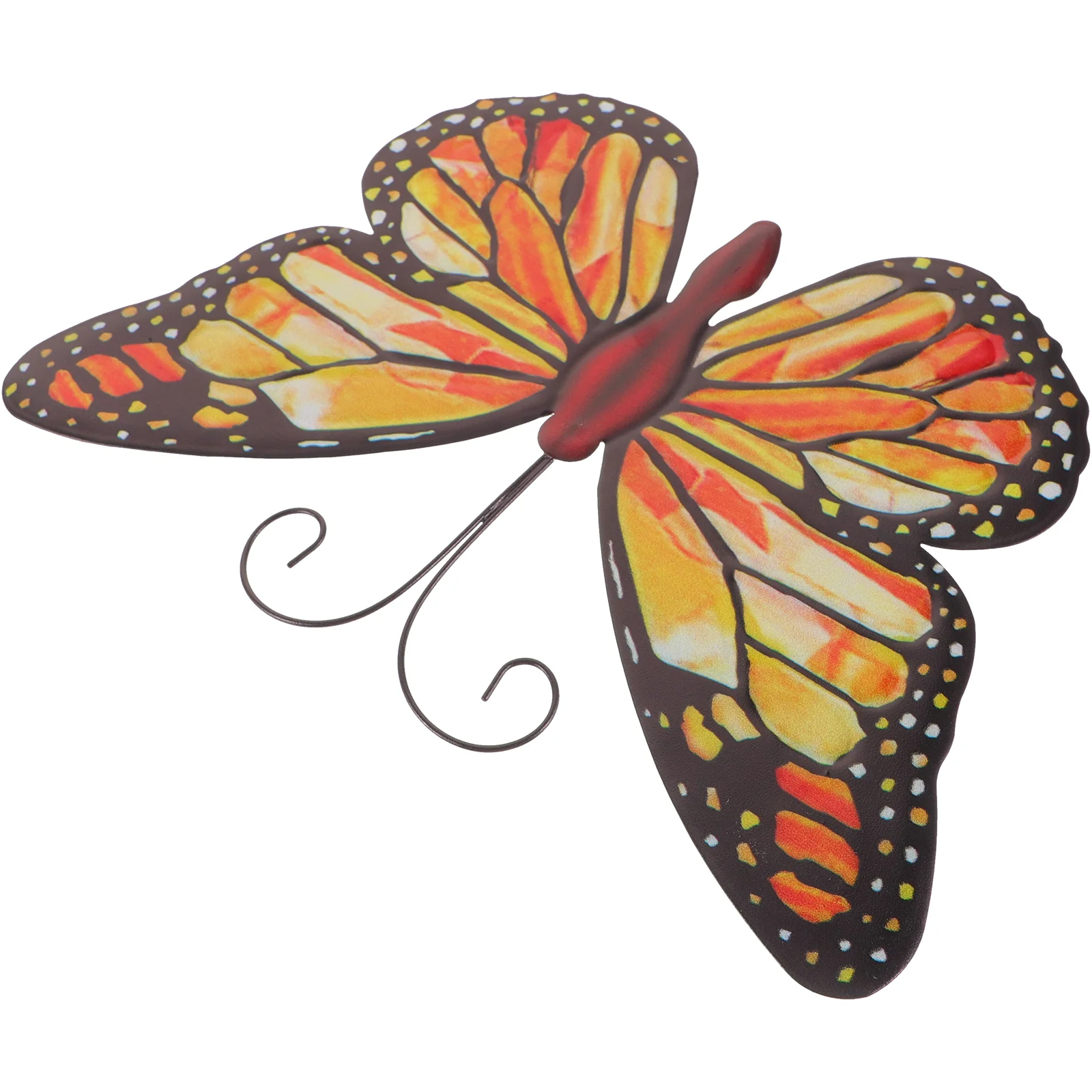 Indoors Outdoors Wall Hanging Butterfly Decor Metal Butterfly Ornament Garden Pendant
Indoors Outdoors Wall Hanging Butterfly Decor Metal Butterfly Ornament Garden Pendant