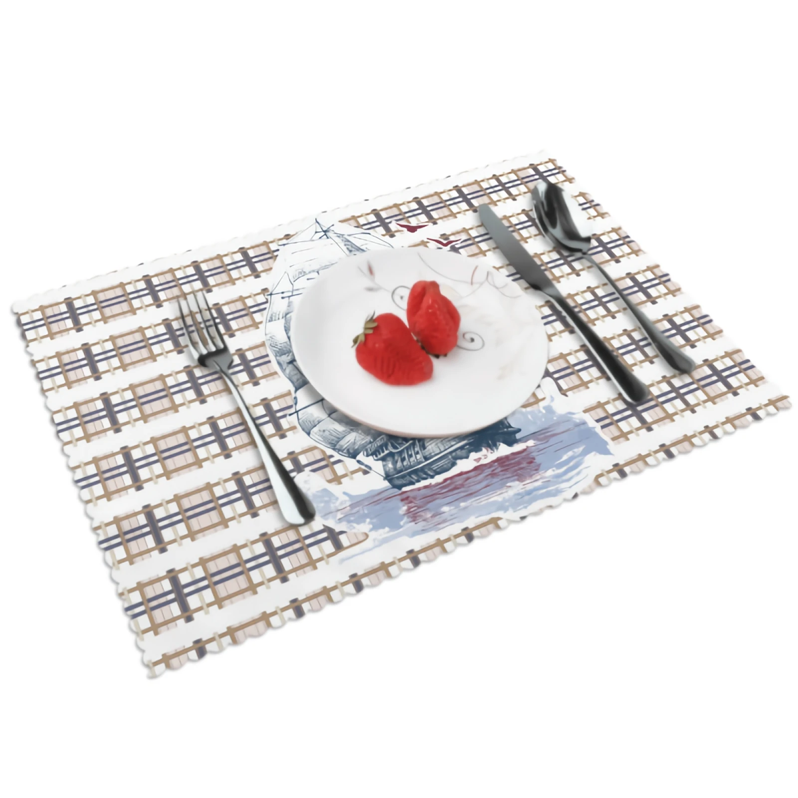 Geometric Grid Placemats for Dining Table Set of 4 Naval VesselsDecor Rectangular Heat Resistant Washable Place Mat
Geometric Grid Placemats for Dining Table Set of 4 Naval VesselsDecor Rectangular Heat Resistant Washable Place Mat