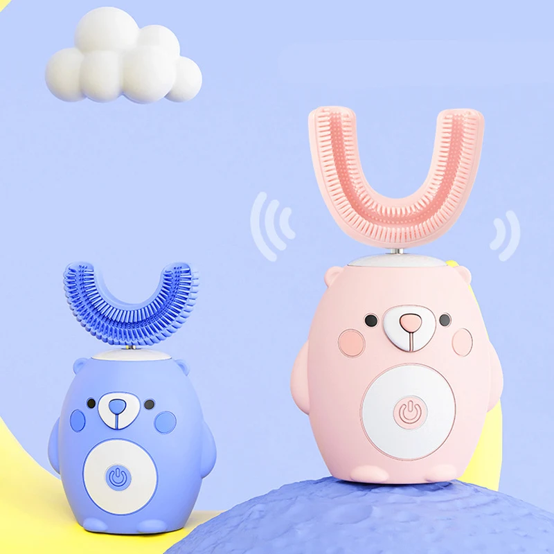 Smart Children Electric Toothbrush Kids Smart 360 Degrees U Silicon Automatic Ultrasonic Cartoon Pattern Teeth Tooth Brush
Smart Children Electric Toothbrush Kids Smart 360 Degrees U Silicon Automatic Ultrasonic Cartoon Pattern Teeth Tooth Brush
