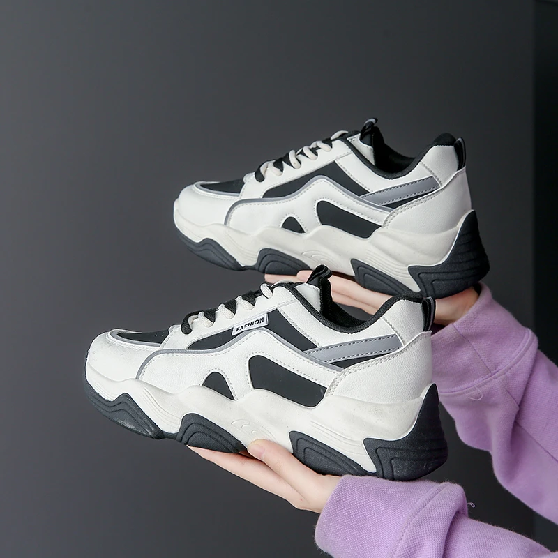 Teenages Girls Shoes Lace Up Sneakers High platform Casual Running Shoes Big Girls Breathable Outdoor Sports Shoes Chunky Shoes
Teenages Girls Shoes Lace Up Sneakers High platform Casual Running Shoes Big Girls Breathable Outdoor Sports Shoes Chunky Shoes