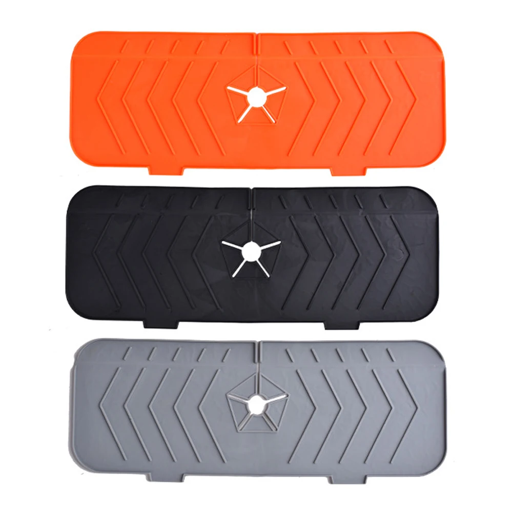 Splash Water Catcher Mat Water Drying Pads Replace Sink Draining Pad Faucet Mat Kitchen Brand New Orange/black/gray
Splash Water Catcher Mat Water Drying Pads Replace Sink Draining Pad Faucet Mat Kitchen Brand New Orange/black/gray