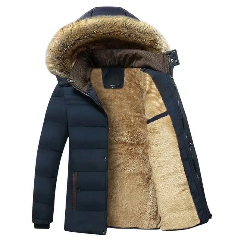2021 Winter New Warm Thick Fleece Parkas Men Waterproof Hooded Fur Collar Parka Jacket Coat Men Autumn Fashion Casual Parkas Men
2021 Winter New Warm Thick Fleece Parkas Men Waterproof Hooded Fur Collar Parka Jacket Coat Men Autumn Fashion Casual Parkas Men