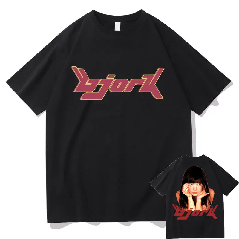 Singer Bjork Music Album Print T Shirt Summer Men Women Cotton Short Sleeve T-shirts Men's Oversized T-shirt Tops Man Streetwear
Singer Bjork Music Album Print T Shirt Summer Men Women Cotton Short Sleeve T-shirts Men's Oversized T-shirt Tops Man Streetwear