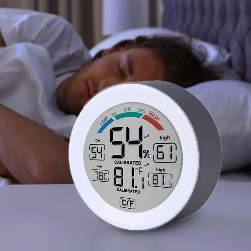 Thermometer And Humidity Gauge Electronic Indoor Thermo-Hygrometer High Acurracy Temperature Sensor Humidity Measurement Tool
Thermometer And Humidity Gauge Electronic Indoor Thermo-Hygrometer High Acurracy Temperature Sensor Humidity Measurement Tool