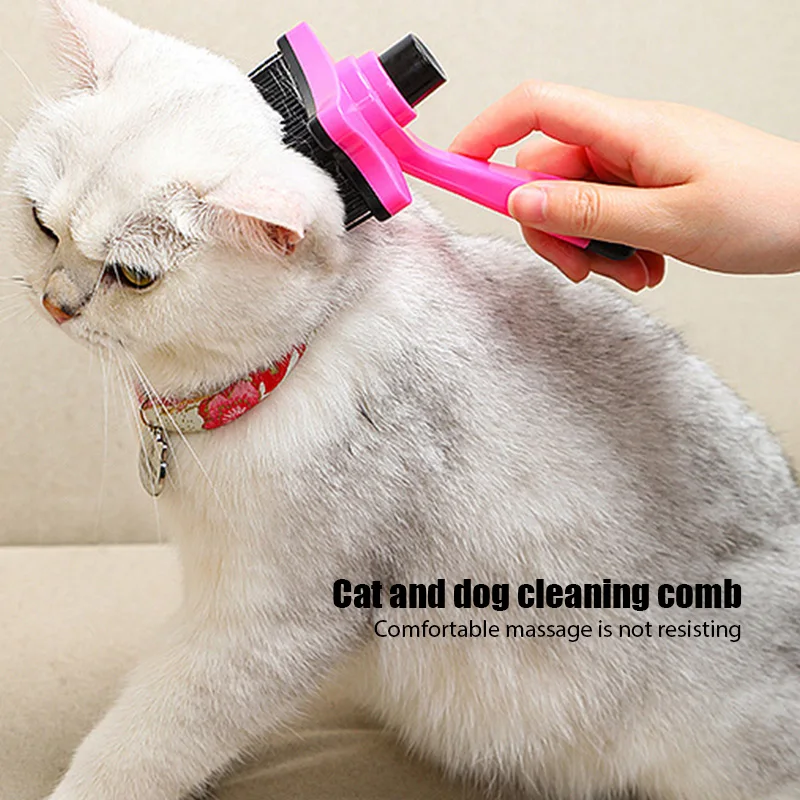Pet Hair Removal Comb Dog Brush Self Cleaning Remove Hairs Slicker Comb For Cat Wool Brush Hair Remover Pets Cat Accessories 
Pet Hair Removal Comb Dog Brush Self Cleaning Remove Hairs Slicker Comb For Cat Wool Brush Hair Remover Pets Cat Accessories