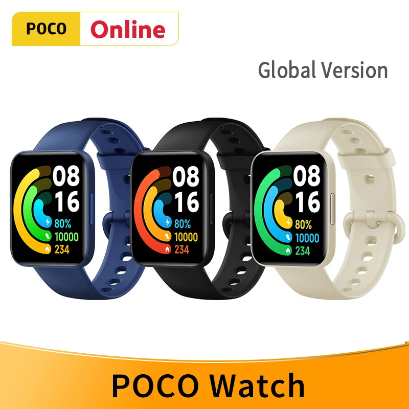 Global Version POCO Watch 1.6'' AMOLED Display GPS Fitness Tracker Blood Oxygen Heart Rate Smartwatch Upgrade Xiaomi watch 2
Global Version POCO Watch 1.6'' AMOLED Display GPS Fitness Tracker Blood Oxygen Heart Rate Smartwatch Upgrade Xiaomi watch 2