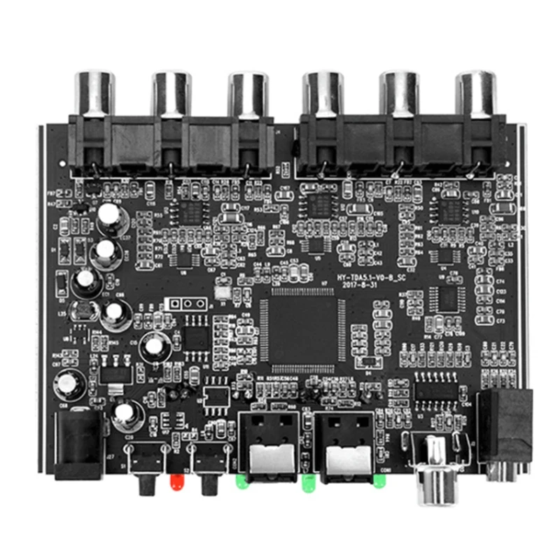 DAC Module 5.1 Channel AC-3 PCM Digital Optical DTS RCA Hifi Stereo Audio Home Theater Decoder Amplifier Decoding Board
DAC Module 5.1 Channel AC-3 PCM Digital Optical DTS RCA Hifi Stereo Audio Home Theater Decoder Amplifier Decoding Board