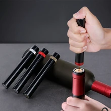 New Air Pressure Pump Wine Bottle Opener Portable Stainless Steel Pin Easy Cork Remover Corkscrew for Home Party Wine Lovers