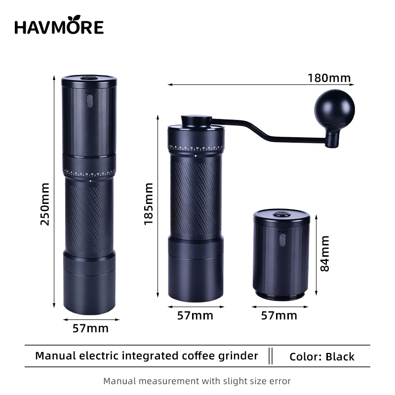 Кофемолка HAVMORE С Ручным/автоматическим Режимом Работы, 10-лезвийная, Из Нержавеющей Стали
Кофемолка HAVMORE С Ручным/автоматическим Режимом Работы, 10-лезвийная, Из Нержавеющей Стали