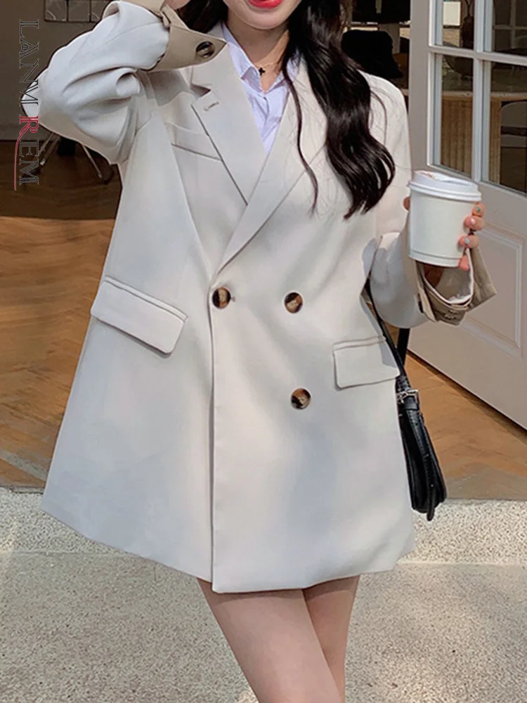 LANMREM Casual Suit Women Long Sleeve Notched Double Breasted Straight Blazer 2022 Spring Autumn Female Fashion Coat 2I180
LANMREM Casual Suit Women Long Sleeve Notched Double Breasted Straight Blazer 2022 Spring Autumn Female Fashion Coat 2I180