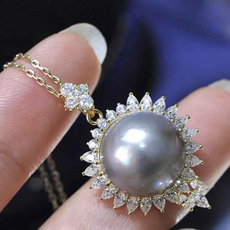 MeiBaPJ 13-13.5mm Big Natural Purple Freshwater Pearl Fashion Pendant Necklace 925 Silver Fine Wedding Jewelry for Women
MeiBaPJ 13-13.5mm Big Natural Purple Freshwater Pearl Fashion Pendant Necklace 925 Silver Fine Wedding Jewelry for Women