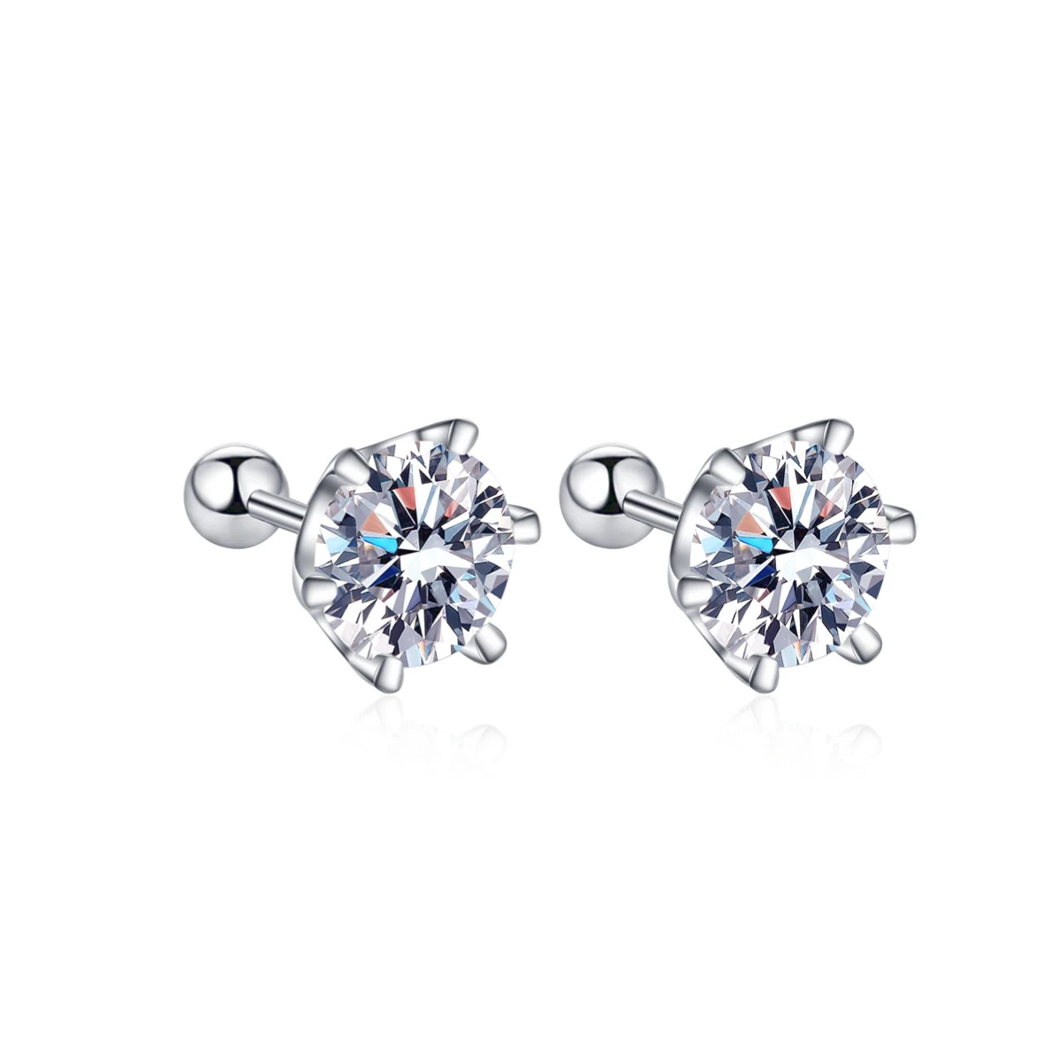 Moissanite Diamond Stud Earrings Women 0.3ct Small Stone Ear Piercing Screw Back Orginal 925 Sterling Silver Jewelry Certificate
Moissanite Diamond Stud Earrings Women 0.3ct Small Stone Ear Piercing Screw Back Orginal 925 Sterling Silver Jewelry Certificate