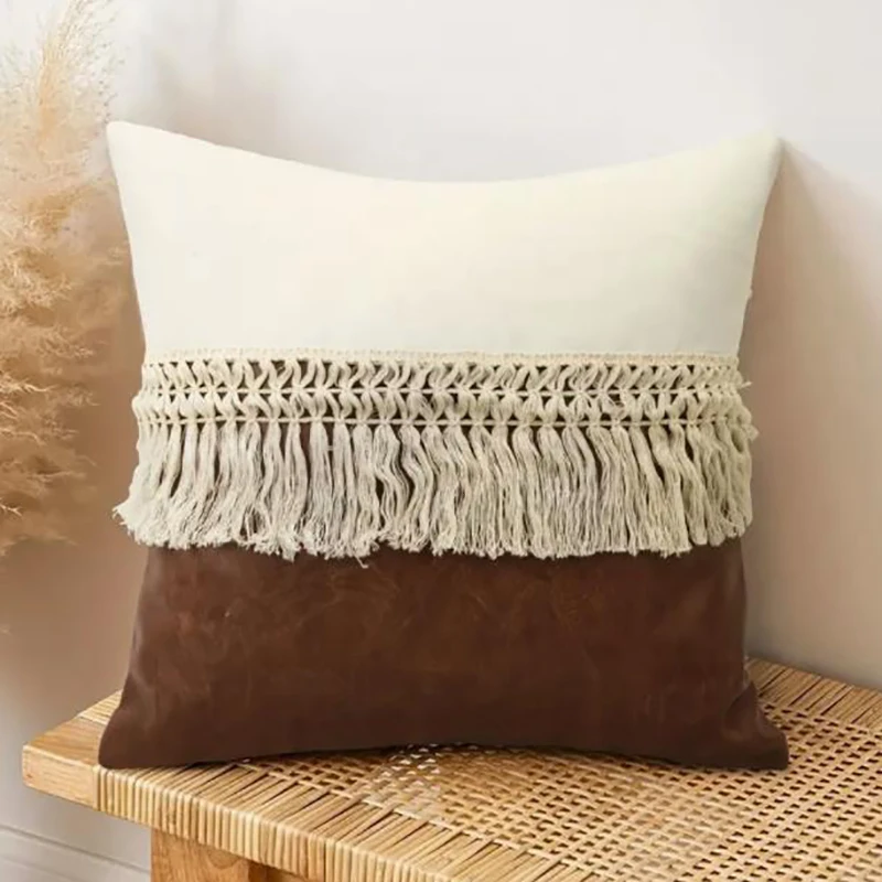 Pillowcase Boho Bohemian Tassel Throw Pillow Cover Cushion Case Without Pillow Core Home Decorative Living Room Sofa Bed Decor
Pillowcase Boho Bohemian Tassel Throw Pillow Cover Cushion Case Without Pillow Core Home Decorative Living Room Sofa Bed Decor