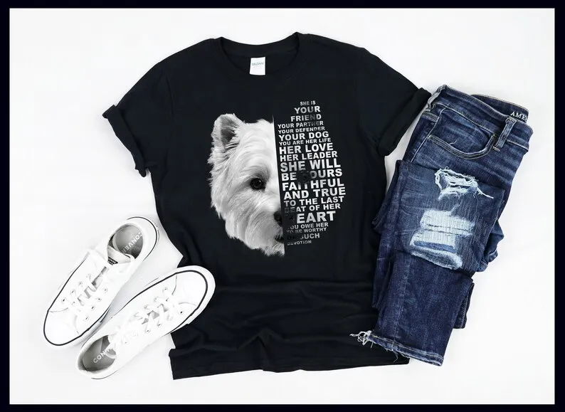 She Is Your Friend Your Partner Your Defender Your Dog | West Highland Terrier | Dog Lover Quote | T-Shirt
She Is Your Friend Your Partner Your Defender Your Dog | West Highland Terrier | Dog Lover Quote | T-Shirt