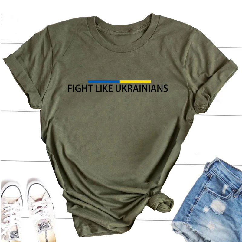 Fight Like Ukrainians T Shirt Women Men Casual Short Sleeve Loose Cotton Men's Clothing Harajuku O-Neck TShirt Peace Ukraine Top
Fight Like Ukrainians T Shirt Women Men Casual Short Sleeve Loose Cotton Men's Clothing Harajuku O-Neck TShirt Peace Ukraine Top