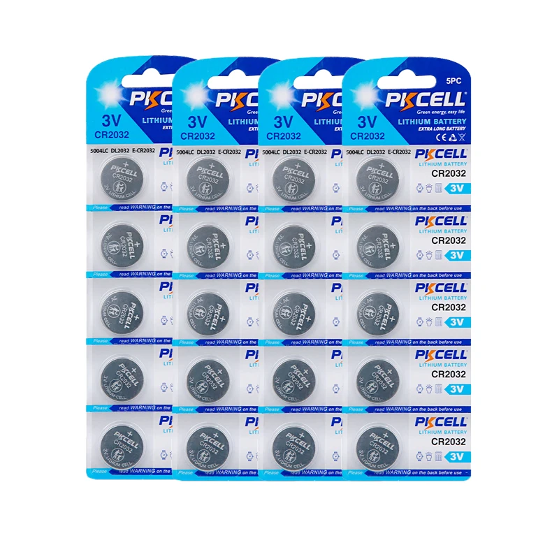 20pcs/4cards PKCELL Bateria CR2032 3V Lithium Button Battery BR2032 DL2032 ECR2032 CR 2032 Lithium Batteries For Toys Watches
20pcs/4cards PKCELL Bateria CR2032 3V Lithium Button Battery BR2032 DL2032 ECR2032 CR 2032 Lithium Batteries For Toys Watches