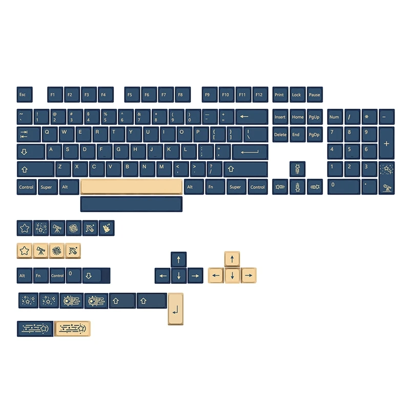 137 Key Keycaps PBT Keyboard Keycap XDA Profile Sublimation Milk Blue English Mechanical Keyboard Key Cap
137 Key Keycaps PBT Keyboard Keycap XDA Profile Sublimation Milk Blue English Mechanical Keyboard Key Cap