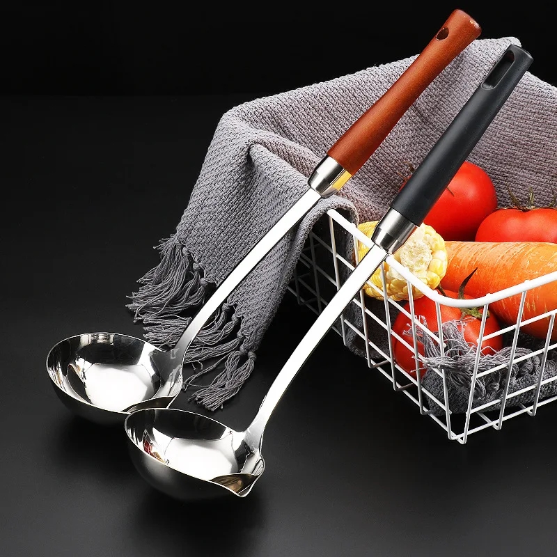 Creative Soup Ladle Serving Spoon Kitchen Long Handle Tablespoons Stainless Steel Tableware Skimmer Chinese Cooking Utensils
Creative Soup Ladle Serving Spoon Kitchen Long Handle Tablespoons Stainless Steel Tableware Skimmer Chinese Cooking Utensils