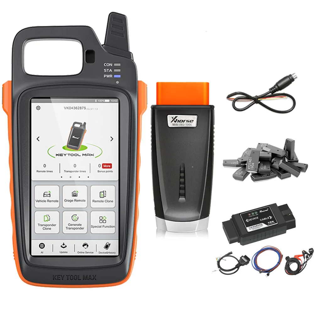 new Xhorse VVDI Key Tool Max For Remote and Key Programming VVDI MINI OBD Tool with VVDI Super Chip Non-Smart Key Adapter
new Xhorse VVDI Key Tool Max For Remote and Key Programming VVDI MINI OBD Tool with VVDI Super Chip Non-Smart Key Adapter
