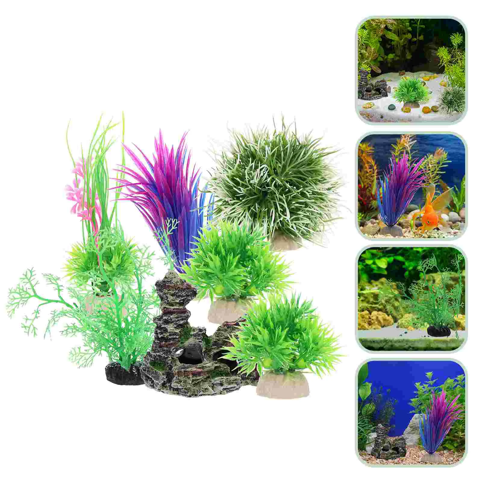 1 Set Aquarium Plants Underwater Rockery Kit Decorative Aquarium Plants Fish Tank Accessories
1 Set Aquarium Plants Underwater Rockery Kit Decorative Aquarium Plants Fish Tank Accessories