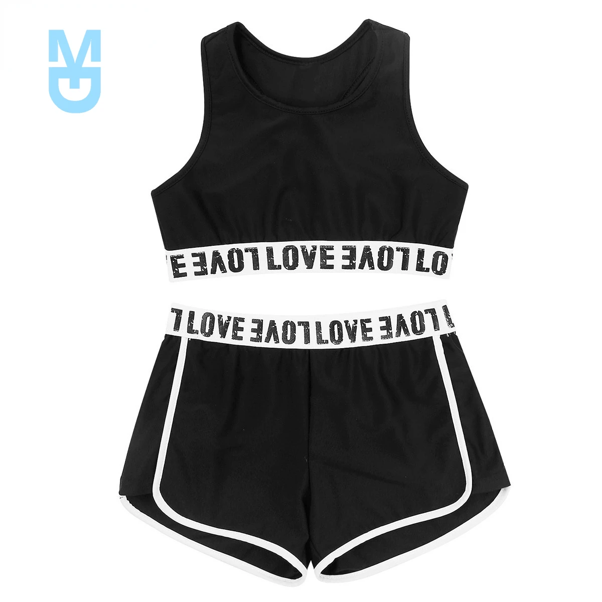 New Kids Clothes Summer Fashion Letter Printed Sleeveless Tanks Top Ballet Dance Gym Workout Vest with Bottoms Shorts Girl Cloth
New Kids Clothes Summer Fashion Letter Printed Sleeveless Tanks Top Ballet Dance Gym Workout Vest with Bottoms Shorts Girl Cloth