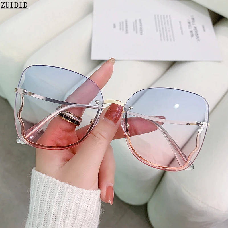 Luxury Sunglasses Women Rimless Fashion Glasses Vintage Vasos Decorativos Oculos De Sol Feminino Moda Feminina Zonnebril Dames
Luxury Sunglasses Women Rimless Fashion Glasses Vintage Vasos Decorativos Oculos De Sol Feminino Moda Feminina Zonnebril Dames