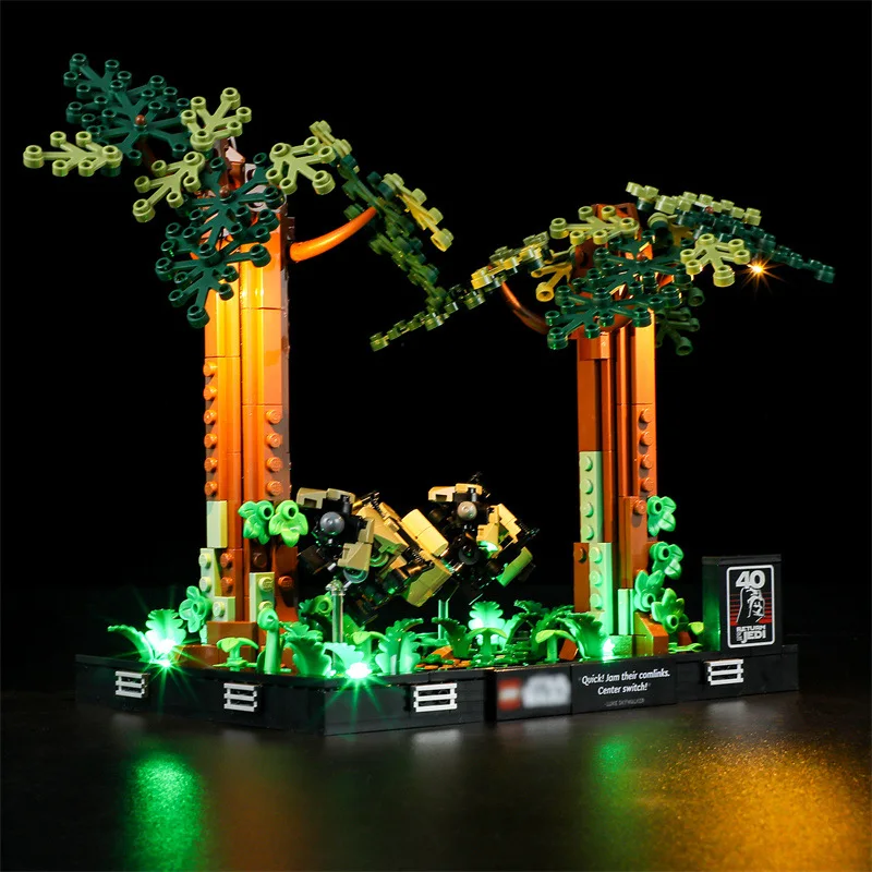 WOBRICKS LED Light Kit for 75353 Endor Speeder Chase Diorama Building Block Set (NOT Include the Model) Brick Toys for Children
WOBRICKS LED Light Kit for 75353 Endor Speeder Chase Diorama Building Block Set (NOT Include the Model) Brick Toys for Children