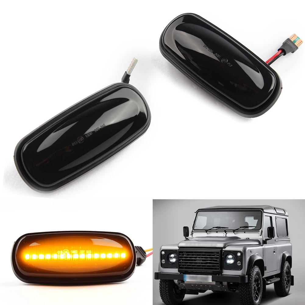 2 шт. Янтарный динамический движущийся рандомник для Land Rover Discovery 2 1999-2004 Defender Freelander BJ 1998 - 2004
2 шт. Янтарный динамический движущийся рандомник для Land Rover Discovery 2 1999-2004 Defender Freelander BJ 1998 - 2004