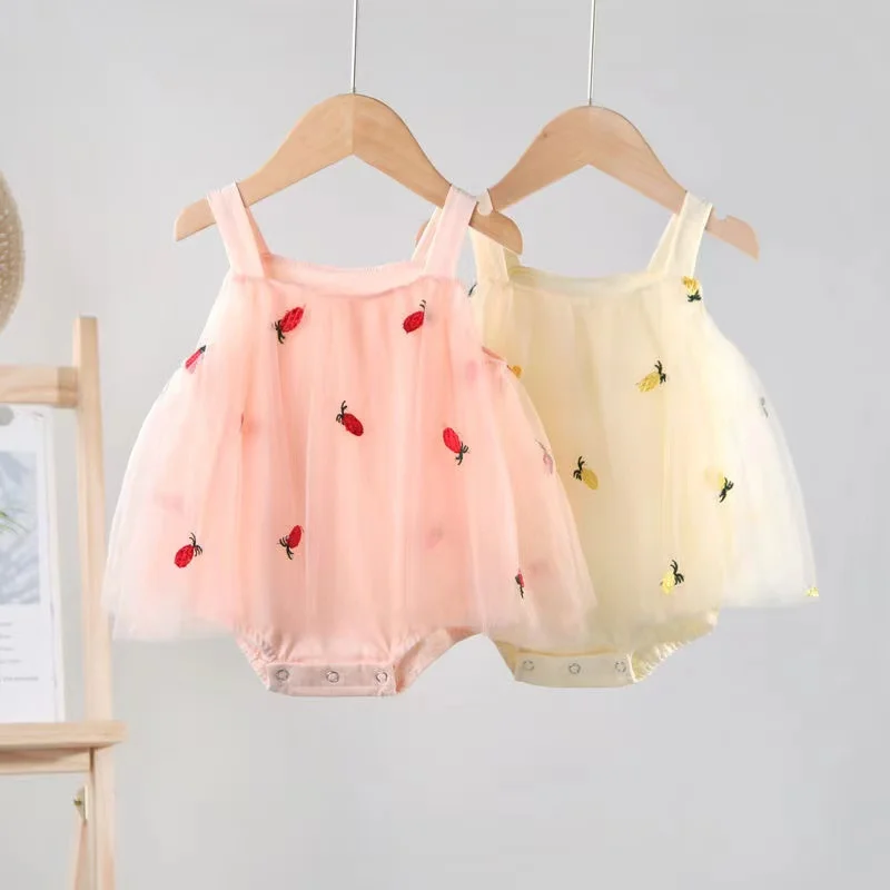 2022 Summer Cute Sleeveless Strap Tulle Baby Girl Dress First Birthday Gift Girl Party Princess Dress Toddler Girl Clothes
2022 Summer Cute Sleeveless Strap Tulle Baby Girl Dress First Birthday Gift Girl Party Princess Dress Toddler Girl Clothes