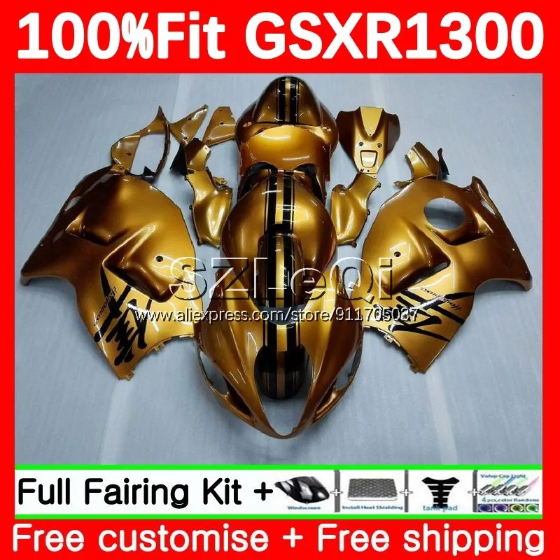 Gloss golden Injection For SUZUKI Hayabusa GSXR 1300 CC GSXR-1300 GSXR1300 96 97 98 99 00 01 02 03 04 05 06 07 Fairings 86LQ.5
Gloss golden Injection For SUZUKI Hayabusa GSXR 1300 CC GSXR-1300 GSXR1300 96 97 98 99 00 01 02 03 04 05 06 07 Fairings 86LQ.5