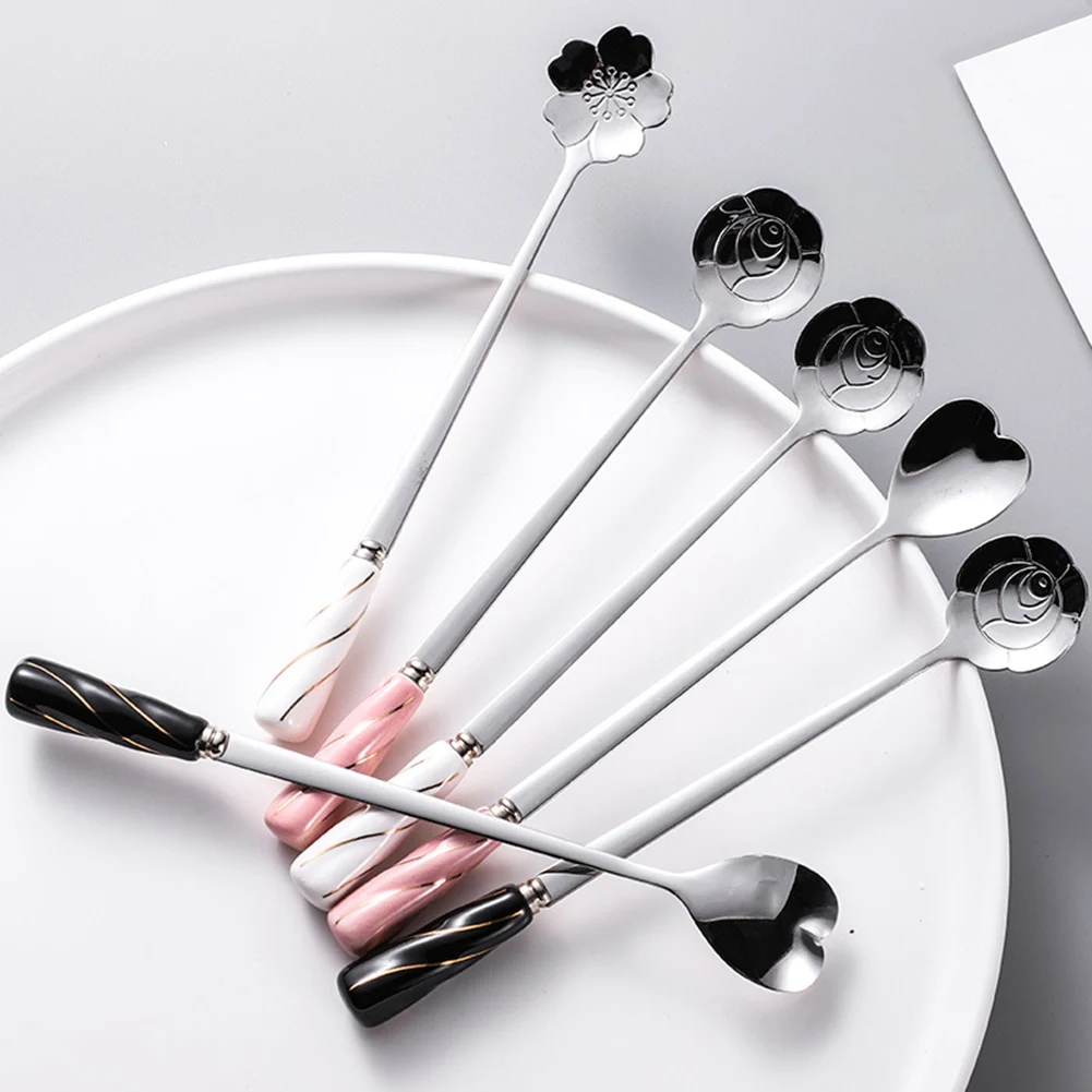 1Pcs Coffee Spoon 304 Stainless Steel Cherry Rose Coffee Spoon Tea Dessert Latte Stirring Spoon Teaspoon Kitchen Tableware
1Pcs Coffee Spoon 304 Stainless Steel Cherry Rose Coffee Spoon Tea Dessert Latte Stirring Spoon Teaspoon Kitchen Tableware
