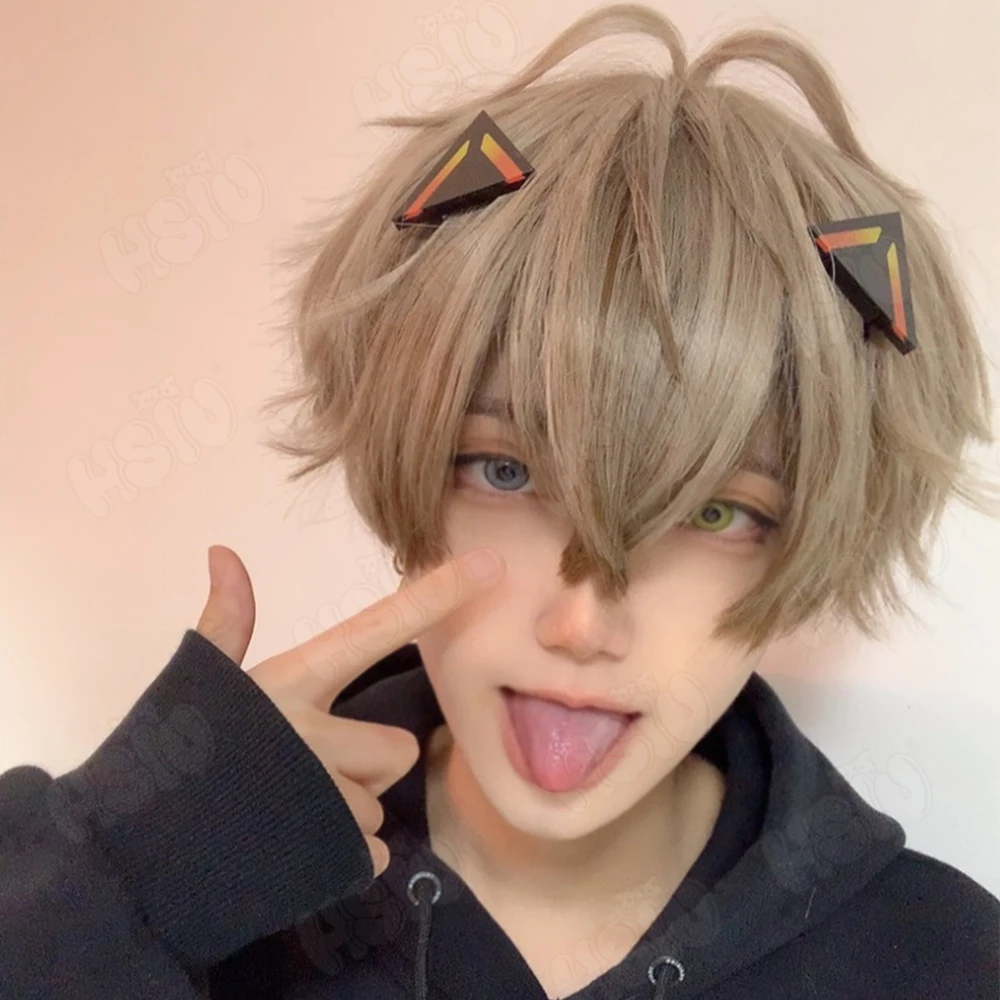 Soft Cat Brand Vtuber NOCTYX Alban Knox Cosplay Wig Gradient brown short hair+Free Wig Cap
Soft Cat Brand Vtuber NOCTYX Alban Knox Cosplay Wig Gradient brown short hair+Free Wig Cap