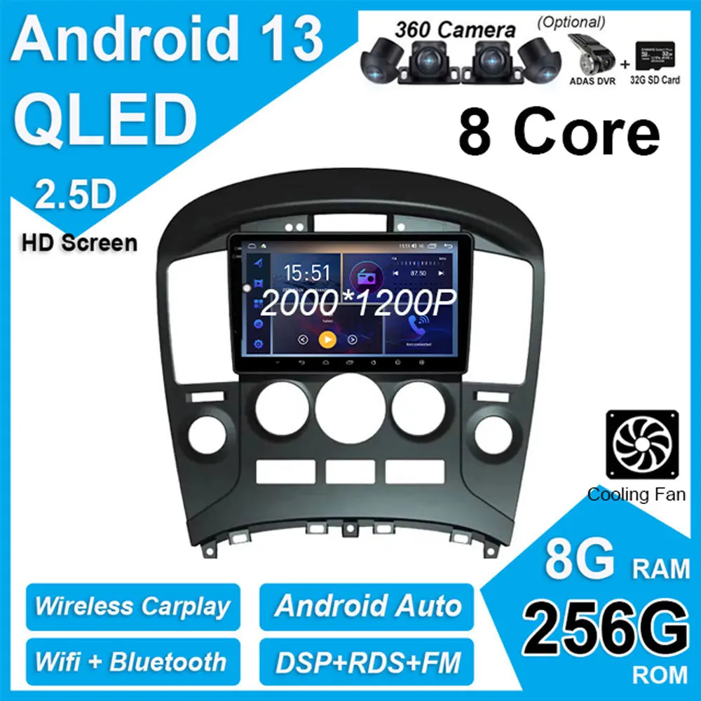 9-дюймовый автомобильный радиоприемник, мультимедийный видеоплеер, навигация, стерео, GPS, система Android 13, HD экран, DSP, FM для Hyundai H1 2010 - 2014
9-дюймовый автомобильный радиоприемник, мультимедийный видеоплеер, навигация, стерео, GPS, система Android 13, HD экран, DSP, FM для Hyundai H1 2010 - 2014