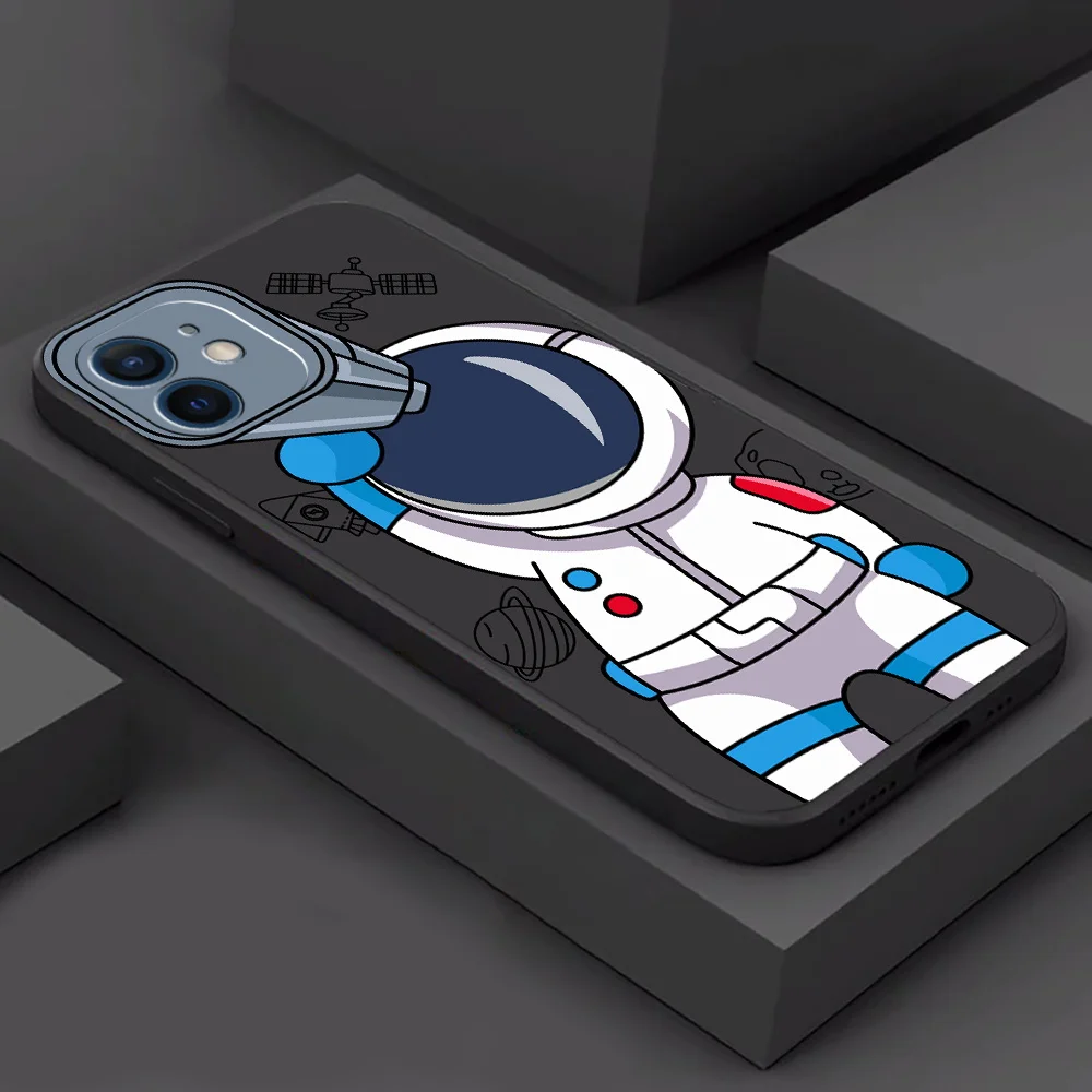 Cartoon Astronaut Phone Cases For iPhone 11 12 13 Pro Max 12 13 Mini XR XS Max 7 8 Plus 6S 6 Plus SE 2020 Silicone Cover Fanda
Cartoon Astronaut Phone Cases For iPhone 11 12 13 Pro Max 12 13 Mini XR XS Max 7 8 Plus 6S 6 Plus SE 2020 Silicone Cover Fanda