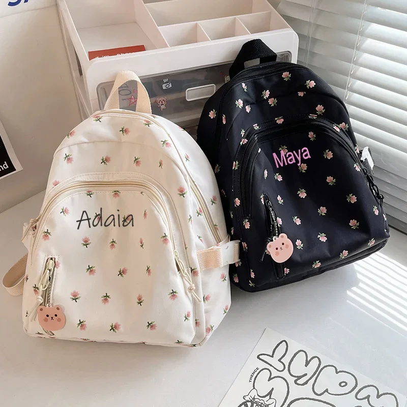 Floral Backpack Personalised Embroidery Name Kawaii Girls Casual Daypack Ladies Rucksack Unique Gift for Young Ladies Handbags
Floral Backpack Personalised Embroidery Name Kawaii Girls Casual Daypack Ladies Rucksack Unique Gift for Young Ladies Handbags