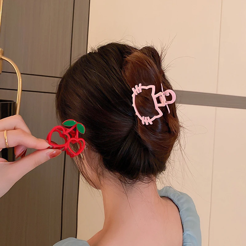 Cute Cherry Hair Clips Girl Summer Temperament Bangs Hairpins Side Small Headwear Metal Hair Clip Claw Hair Accessories
Cute Cherry Hair Clips Girl Summer Temperament Bangs Hairpins Side Small Headwear Metal Hair Clip Claw Hair Accessories
