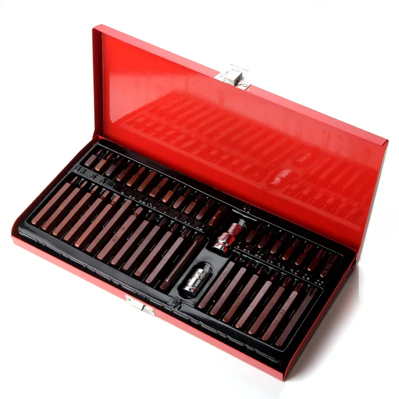 40Star Bit Screwdriver Set Toolbox Iron Box Plastic Box Hexagonal Twelve-Angle Pattern Bit Set
40Star Bit Screwdriver Set Toolbox Iron Box Plastic Box Hexagonal Twelve-Angle Pattern Bit Set