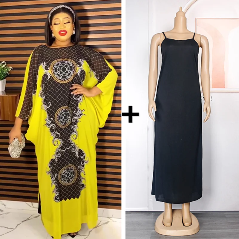 Elegant African Dresses for Women Muslim Fashion Chiffon Boubou Abayas Robe Dashiki Ankara Outfit Evening Gown Kaftan Maxi Dress
Elegant African Dresses for Women Muslim Fashion Chiffon Boubou Abayas Robe Dashiki Ankara Outfit Evening Gown Kaftan Maxi Dress