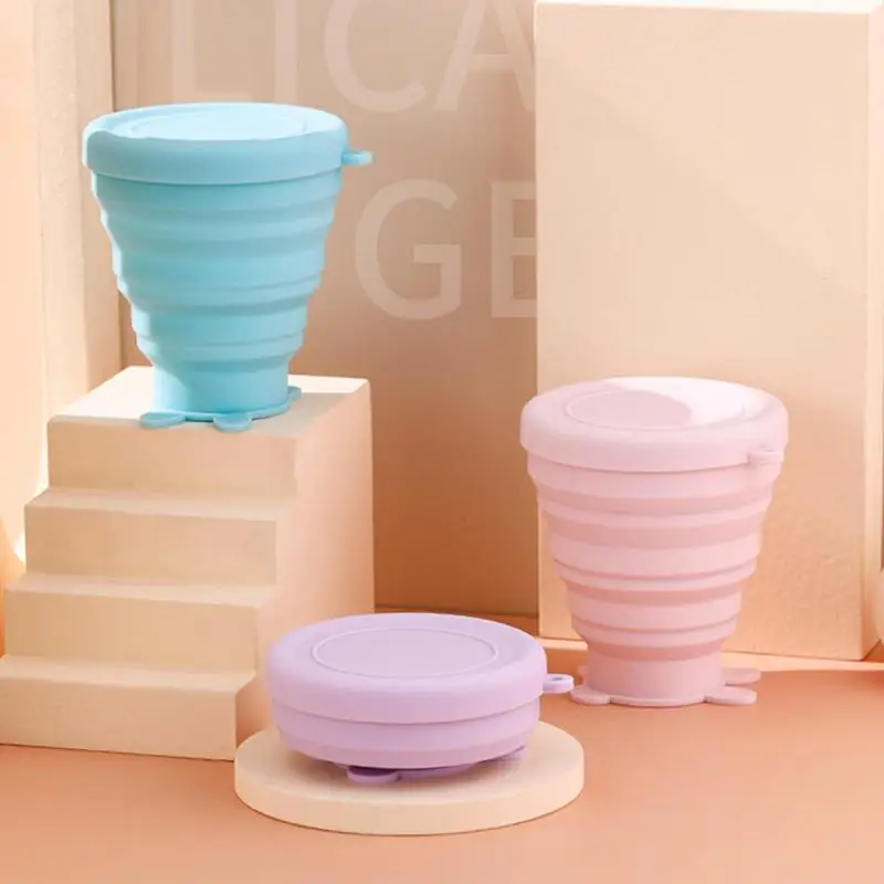 Folding Cup Reusable Silicone Water Cup Small Portable Expandable Drinking Cups With Lid For Outdoor Camping Hiking Travel
Folding Cup Reusable Silicone Water Cup Small Portable Expandable Drinking Cups With Lid For Outdoor Camping Hiking Travel